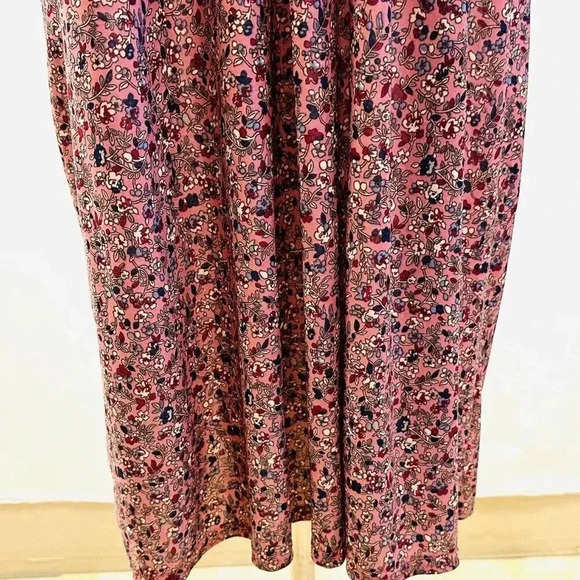 Floral Pink Button-Front Dress - Picture 4 of 10